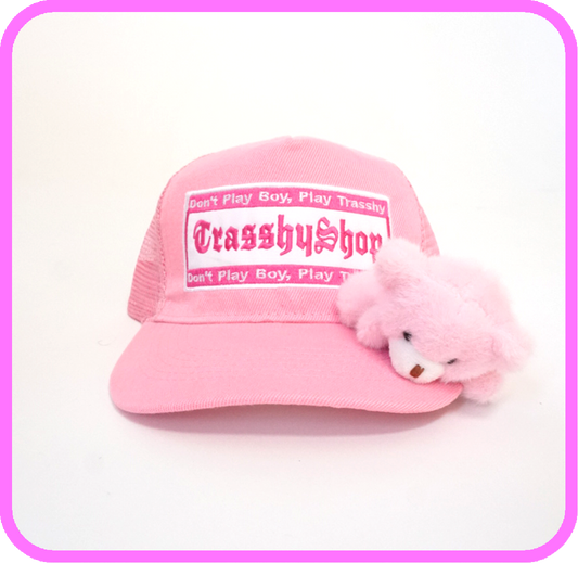 PinkTruckerToyCap
