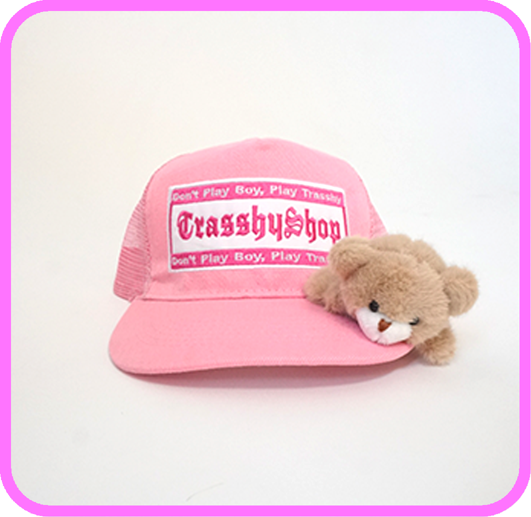 PinkTruckerToyCap