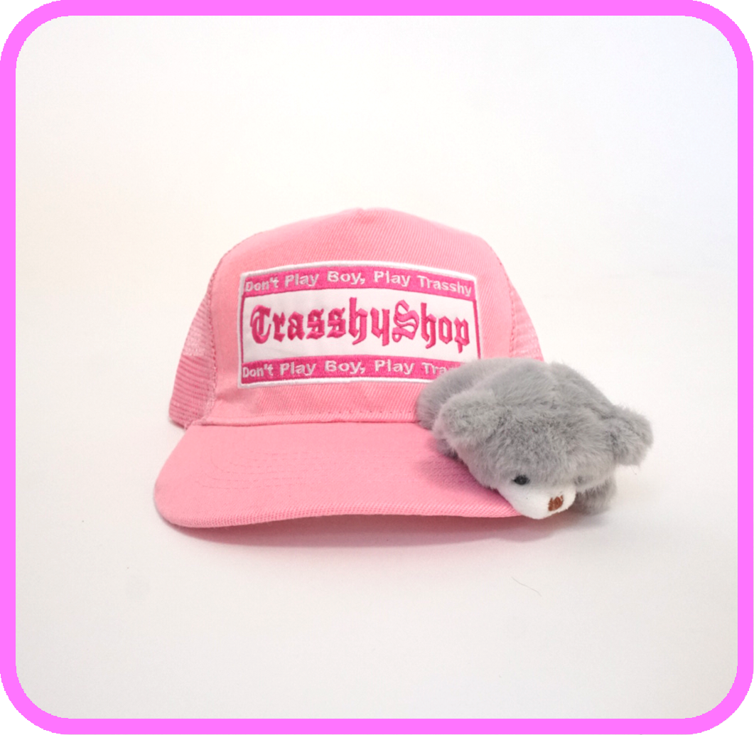 PinkTruckerToyCap