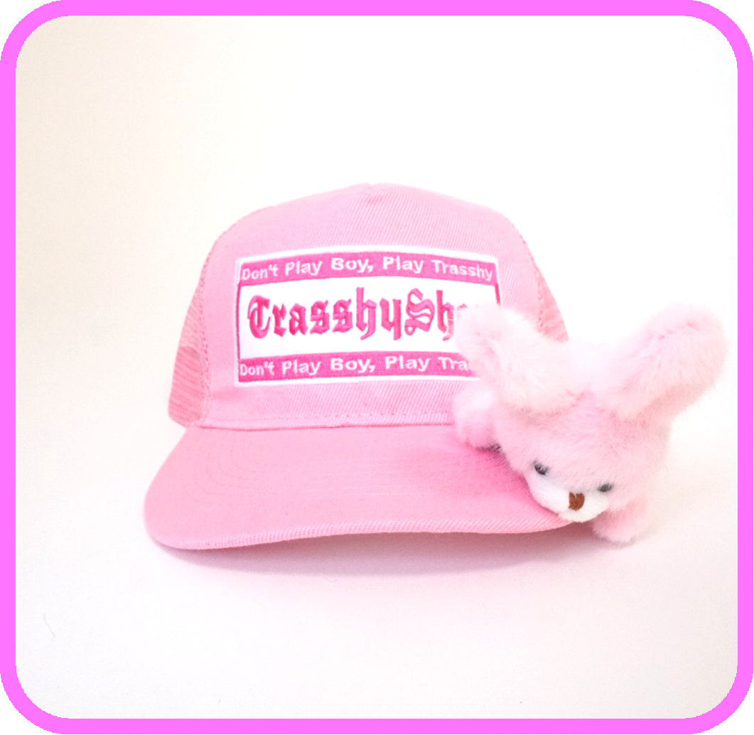 PinkTruckerToyCap
