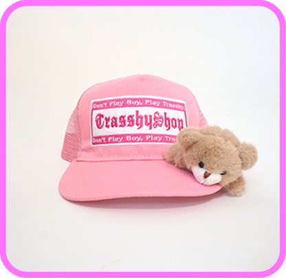 PinkTruckerToyCap