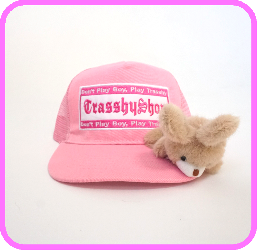 PinkTruckerToyCap