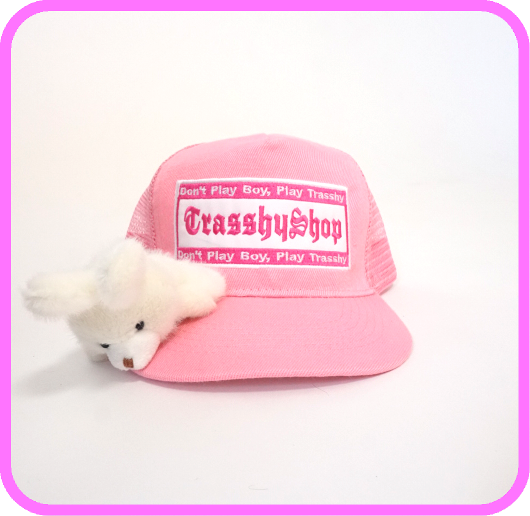PinkTruckerToyCap