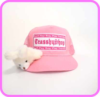 PinkTruckerToyCap