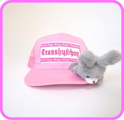 PinkTruckerToyCap
